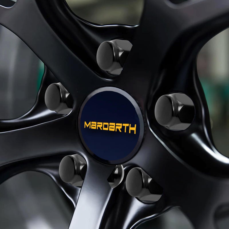 Mardarth Set of 24, 14x1.5 Lug Nut 1.75 in Black Bulge Acorn Compatible with 1999-2023 Silverado Sierra 1500 - Image 3